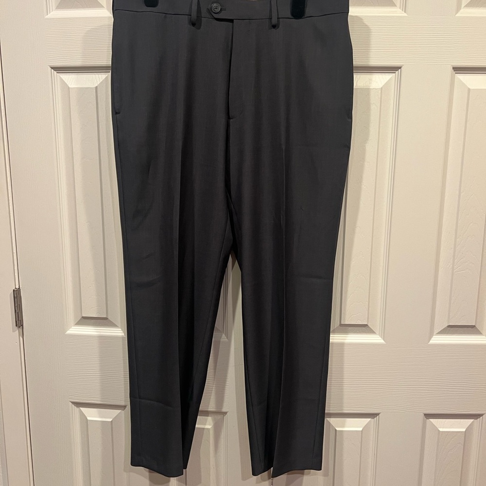 Classic Haggar Brand Gray Dress Pants